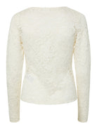 YASLACEY Top en dentelle col V Pristine – YAS | Appart 17