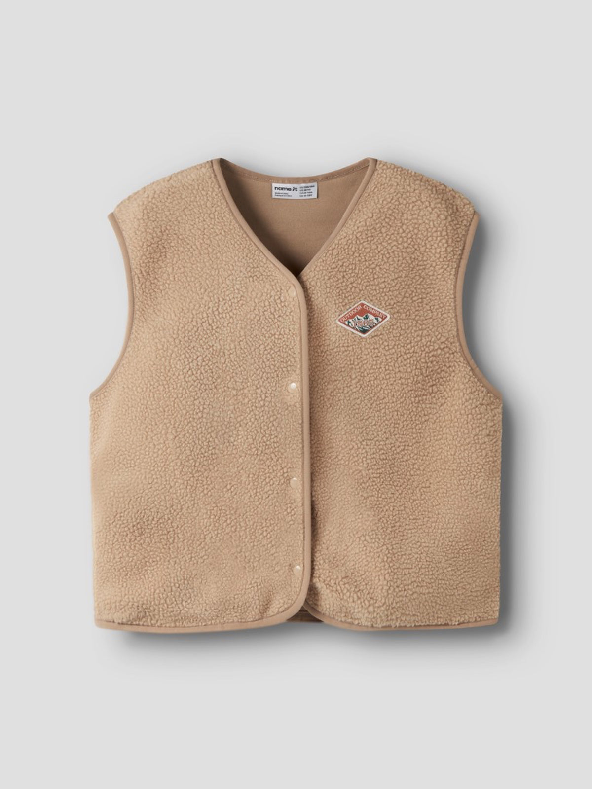NKMOWE Gilet sans manches en teddy garçon — name it — Sesame — autre vue 4 | Appart 17 Bruxelles
