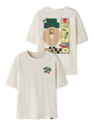 NKMKNASO T-shirt « You did it! » garçon — name it — Antique White — vue de face | Appart 17 Bruxelles