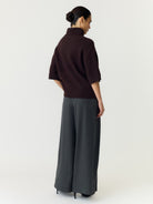 YAS EMILA Pull col roulé en laine — vue 11