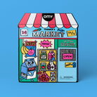 Carnet de coloriage 34 pages + stickers, Coloring Boutique — OMY — Farmer's Market — packshot | Appart 17 Bruxelles