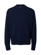 CALLE Pull laine & cachemire — Selected Homme — Navy Blazer — packshot | Appart 17 Bruxelles