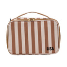 Lunch bag isotherme enfant — Atelier Wagram — Rayures marron fond beige — autre vue 5 | Appart 17 Bruxelles