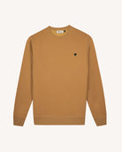 FAGUO DONZY Sweat col rond — Camel — vue 2
