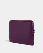 Housse d'ordinateur 13" et 14" matelassée en polyester recyclé — Wouf — Plum — packshot, vue de dos 3 | Appart 17 Bruxelles
