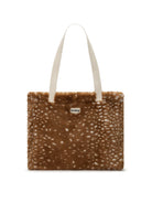 Hindbag Claude Grand cabas en fausse fourrure — Hindbag — Fausse fourrure faon — packshot 3 | Appart 17 Bruxelles