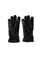 SLMPOUL Gants en cuir d'agneau doublés laine — Selected Homme — Black — packshot | Appart 17 Bruxelles
