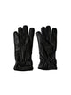SLMPOUL Gants en cuir d'agneau doublés laine — Selected Homme — Black — packshot | Appart 17 Bruxelles