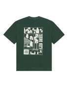 Woods Heavyweight T-shirt épais imprimé forêt — Les Deux — Darkest Spruce Green — packshot, dos 6 | Appart 17 Bruxelles