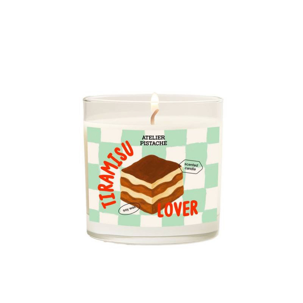 Bougie parfumée « Tiramisu Lover » — ATELIER PISTACHE — Tiramisu Lover — packshot 2 | Appart 17 Bruxelles