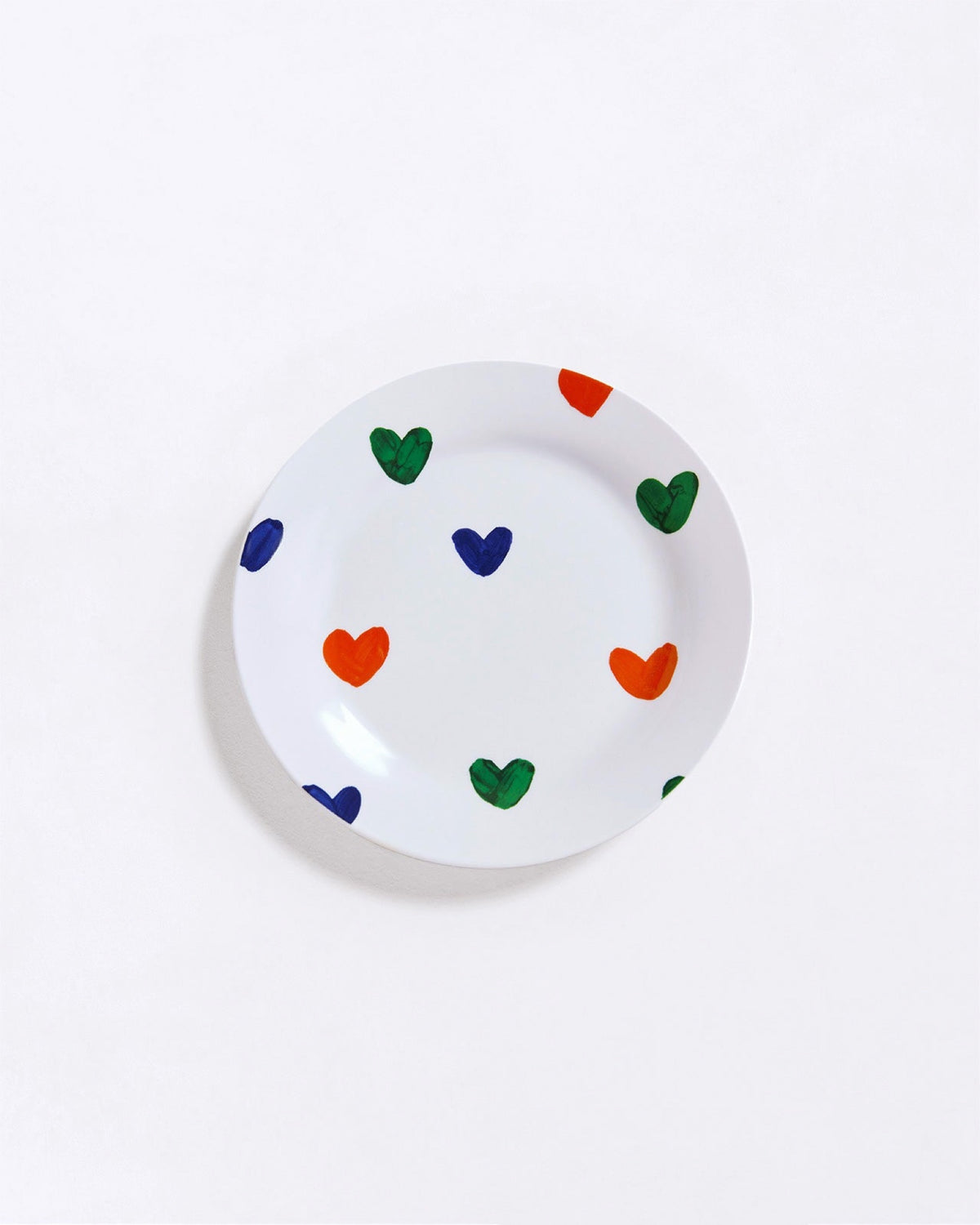 Émoi Émoi L'assiette Cœurs all-over en porcelaine — Émoi Émoi — Multicolore — packshot 2 | Appart 17 Bruxelles