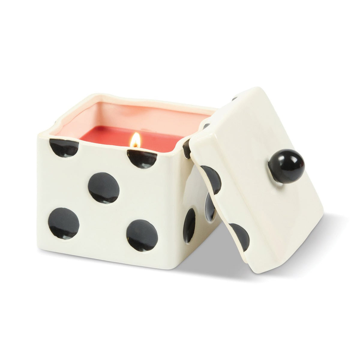 Paddywax Lucky Dice Bougie parfumée dé en céramique 283 g — Paddywax — Tobacco Patchouli — packshot 5 | Appart 17 Bruxelles
