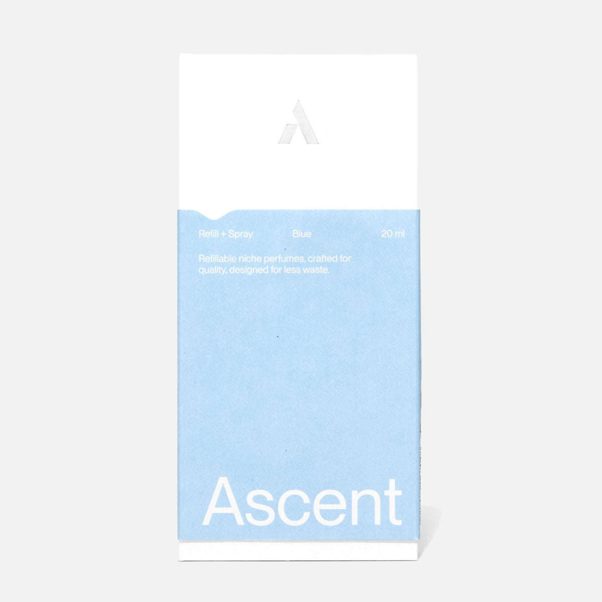 Ascent Refill Extrait de parfum rechargeable 20 ml — Ascent — Blue — packshot, coffret 4 | Appart 17 Bruxelles
