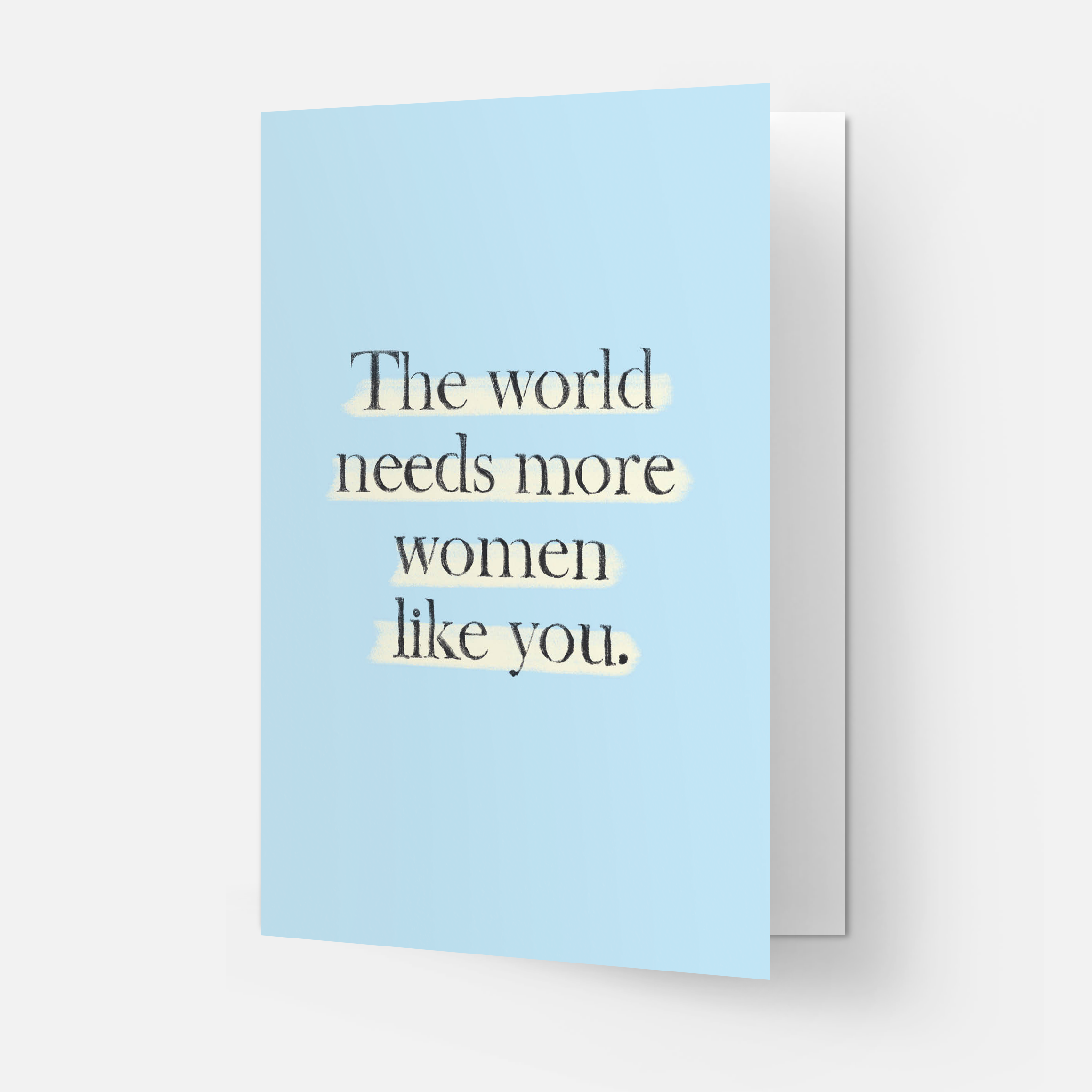 Carte de vœux « More Women Like You » — vue 2 | Appart 17