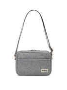 Hindbag Nino Sac bandoulière, tartan ou effet laine — Hindbag — Effet laine granite — packshot 3 | Appart 17 Bruxelles