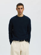 SLMRAI Pull col rond — Sky Captain — vue 6