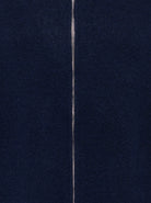 JDYZELINA Cardigan à double zip et col montant, manches longues — JDY — Navy Blazer — détail de la maille et du zip 3 | Appart 17 Bruxelles