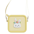 Pochette bandoulière en silicone pour appareil photo enfant — The Zoofamily — Lapin fleuri — packshot | Appart 17 Bruxelles
