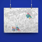 Poster géant à colorier 70 × 100 cm — OMY — Goal — autre vue 2 | Appart 17 Bruxelles