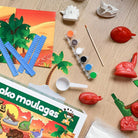 Coffret de moulage Monde des Dinosaures, 6 figurines — mako moulages — Monde des Dinosaures — autre vue 4 | Appart 17 Bruxelles