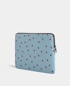 Housse d'ordinateur 13" et 14" matelassée en polyester recyclé — Wouf — Polka — packshot, vue de dos 3 | Appart 17 Bruxelles