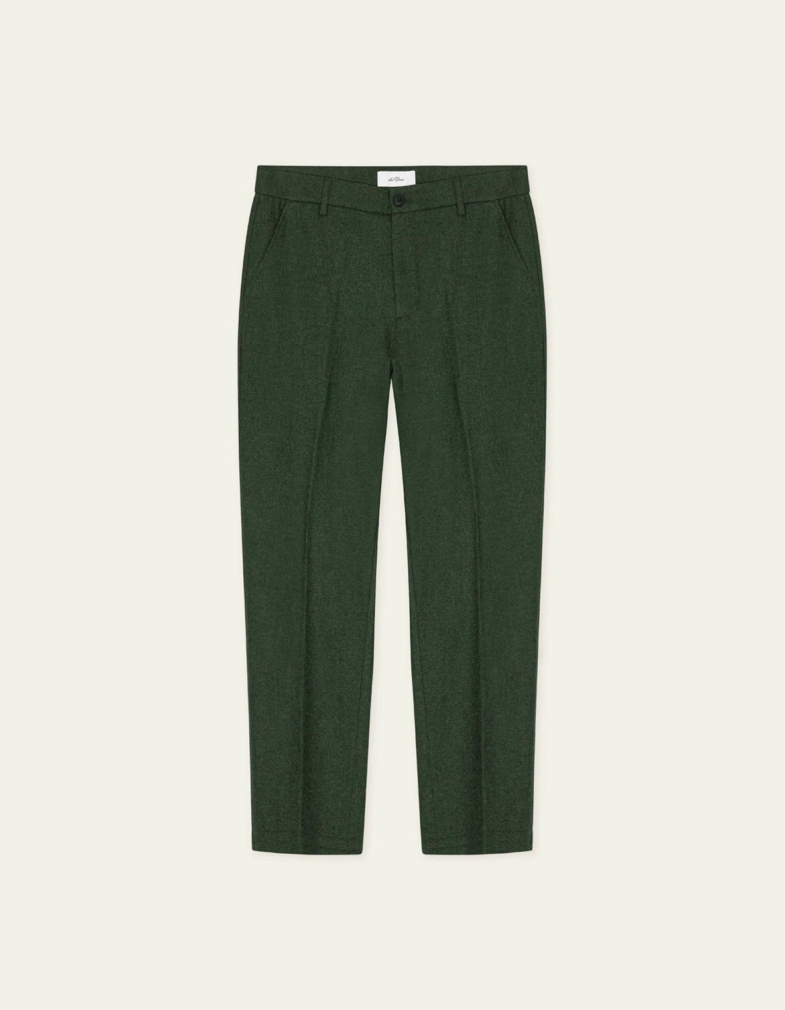 Pantalon de costume en laine — Rosin Green — Les Deux