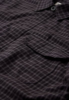 FLETCHER Surchemise relax à carreaux en coton — Minimum — Black — détail de la matière 6 | Appart 17 Bruxelles