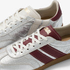 CAVAL Pulse Frost Light Baskets asymétriques en cuir blanc et argent — CAVAL — Frost Light — détail 6 | Appart 17 Bruxelles