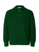SLMPIM Pull demi-zip en coton bio, col montant — Selected Homme — Formal Garden — packshot | Appart 17 Bruxelles