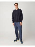 Pull Soufflé col rond en coton bio — Night Sky