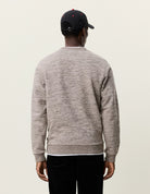 Mouline Sweatshirt en coton mouliné — Les Deux — Dark Sand — porté, de dos 3 | Appart 17 Bruxelles