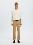 SLM190-REG Pantalon en velours côtelé — Cornstalk — vue 4