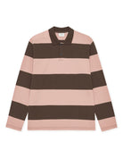 Striped LS Polo à manches longues rayé — Les Deux — Delicioso Brown — packshot 5 | Appart 17 Bruxelles