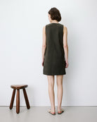 Anaya Robe chasuble en suédine — Kaki — vue 6