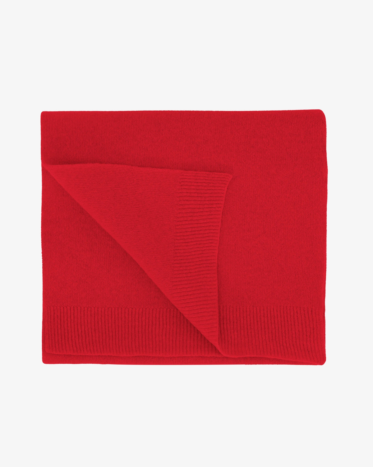 Colorful Standard Merino Wool Scarf Écharpe laine mérinos recyclée — Colorful Standard — Scarlet Red — packshot | Appart 17 Bruxelles