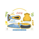 Couteau de cuisine pour enfant avec protège-doigts — Chefclub Kids — Kit couteau + éplucheur — packshot | Appart 17 Bruxelles