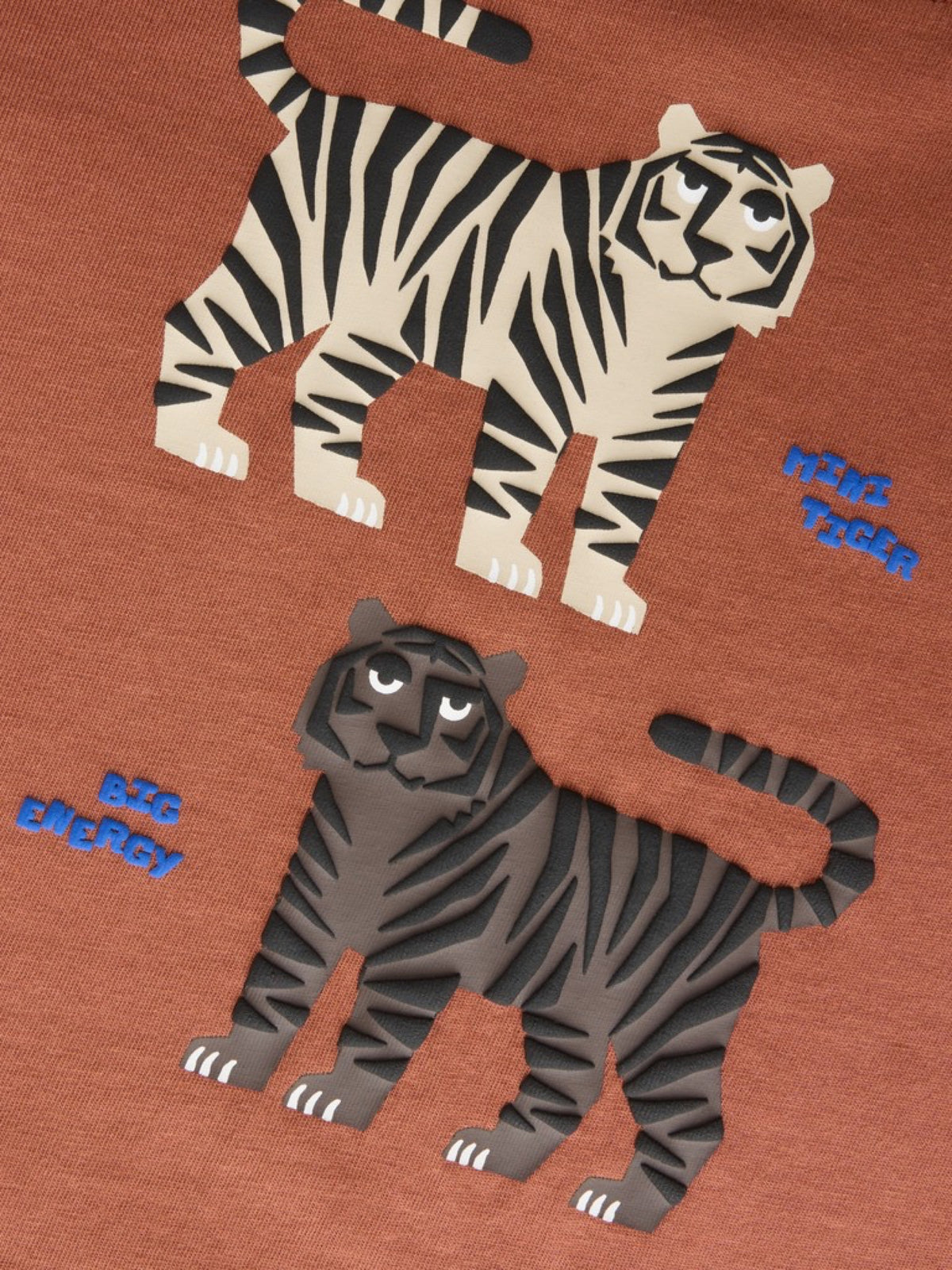 NMMLUCCAN T-shirt manches longues tigres garçon — name it — Imperial Topaz — autre vue 4 | Appart 17 Bruxelles