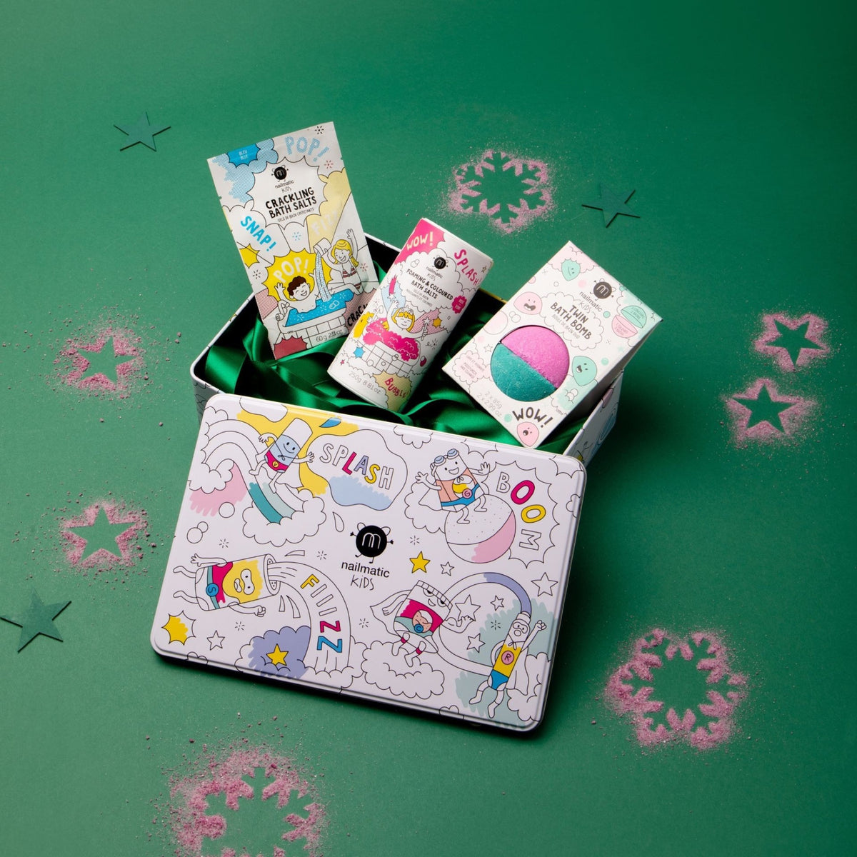 Coffret de bain en métal Bath Box Splash — Nailmatic — Splash — packshot | Appart 17 Bruxelles