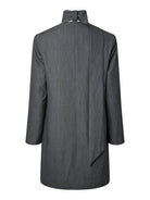 YASINVA Robe courte à foulard — Gris chiné — vue 2