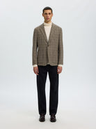 Selected Homme LANDON Blazer classique en laine à carreaux — vue 5