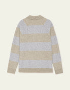 Striped Melange Polo en maille — Light Sand Melange — vue 2