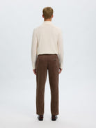 SLM190-REG Pantalon en velours côtelé — Chocolate Chip — vue 3