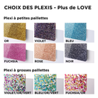 LES CLÉS POUR *** Porte-clés à paillettes Plus de Love: Noir — Appart 17 Bruxelles