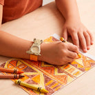 Montre slap enfant Time Pals — Mava Design — Lionceau — packshot | Appart 17 Bruxelles