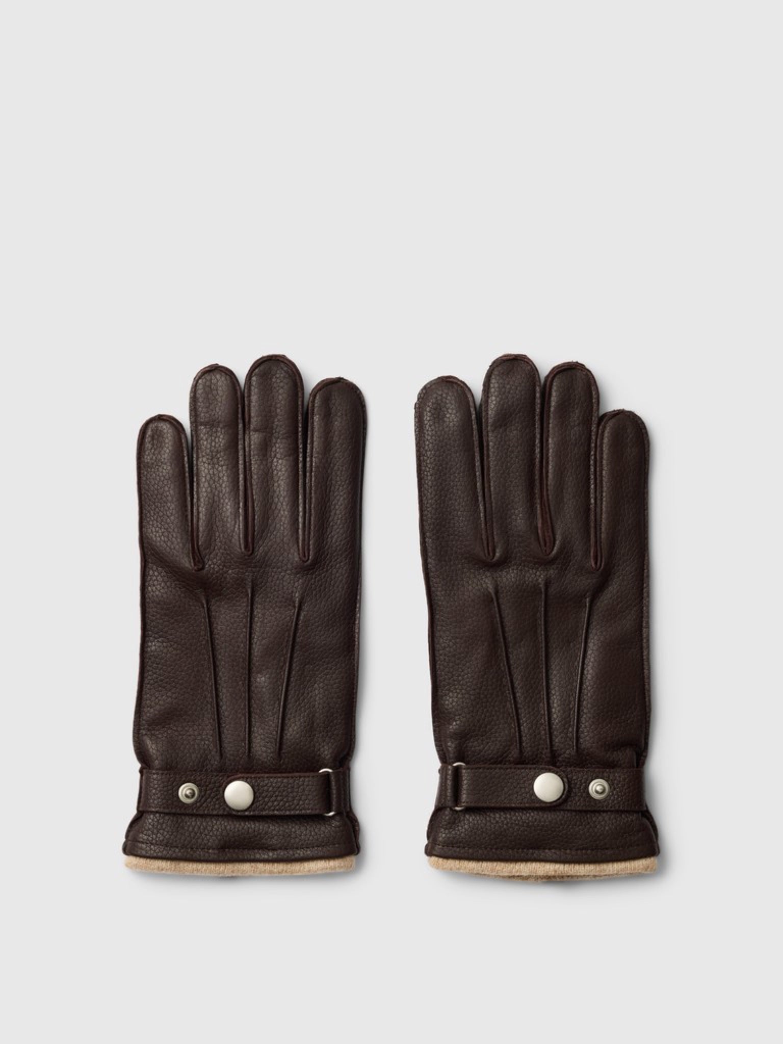 SLMPOUL Gants en cuir d'agneau doublés laine — Selected Homme — Delicioso — packshot | Appart 17 Bruxelles