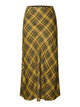 SLWIDA Jupe midi en satin imprimé — Fir Green