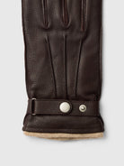 SLMPOUL Gants en cuir d'agneau doublés laine — Selected Homme — Delicioso — détail | Appart 17 Bruxelles