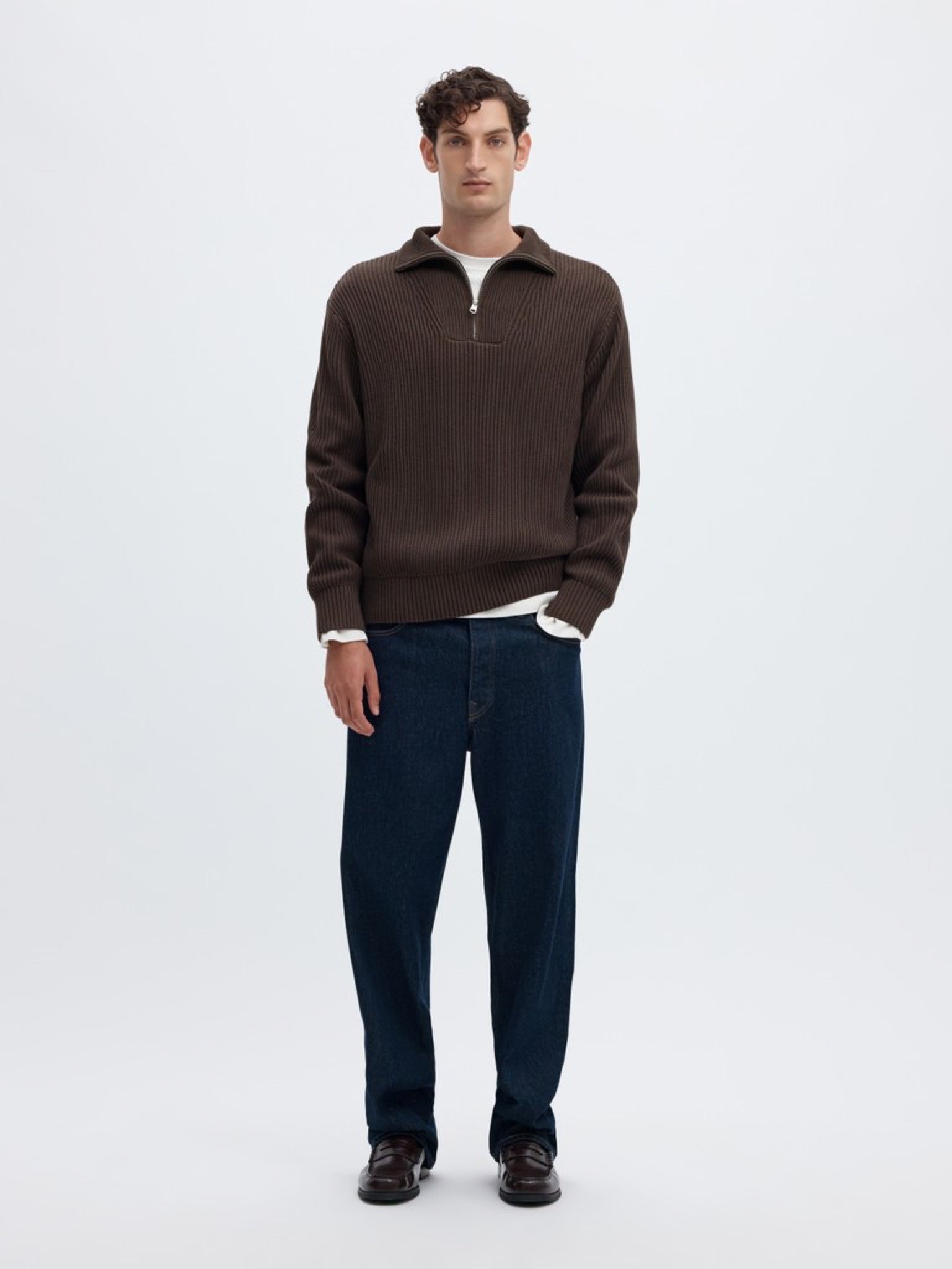 SLMDRY Pull col montant demi-zip — Delicioso — vue 4