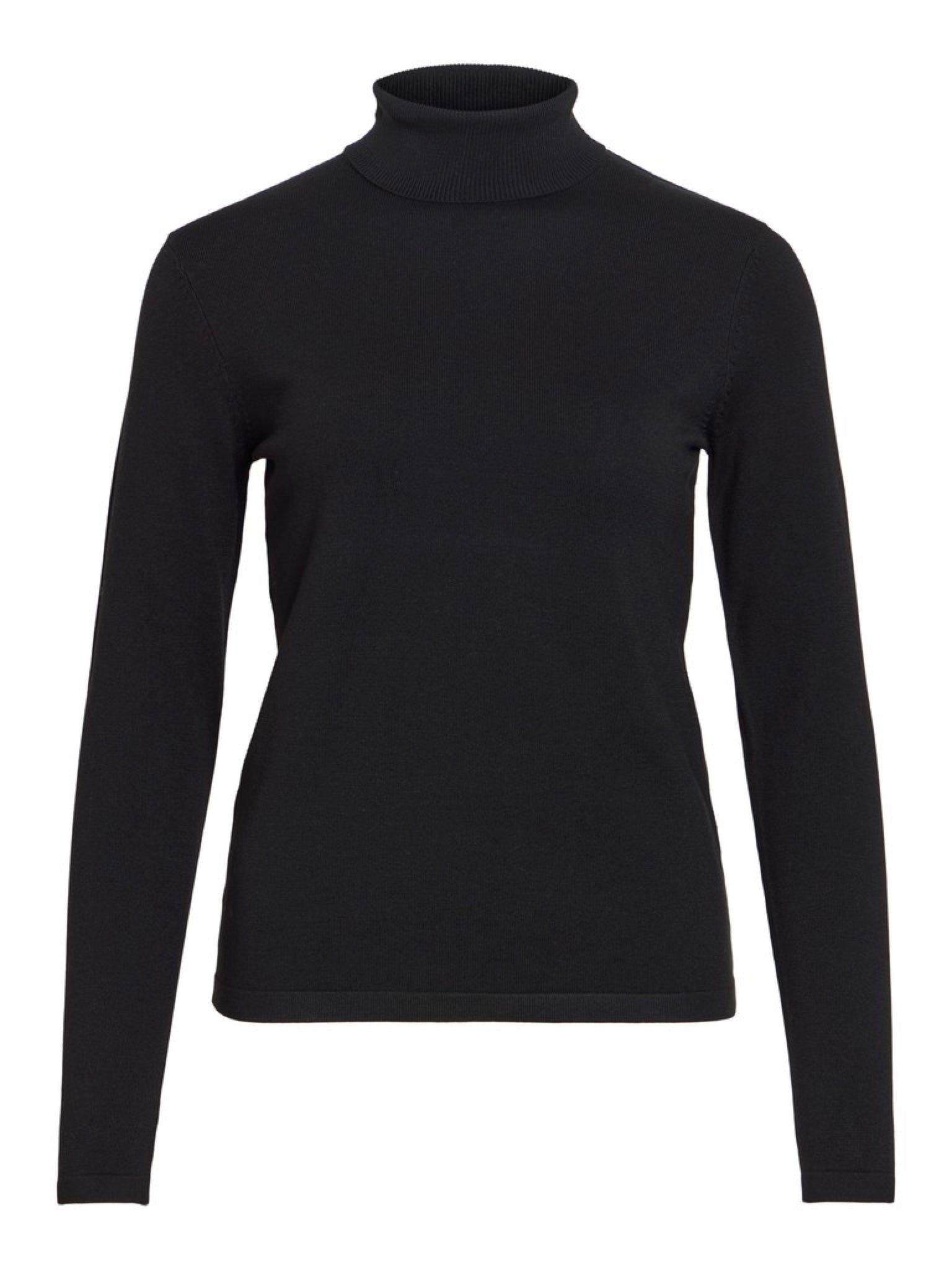 VIMALU Pull col roulé — Black Beauty