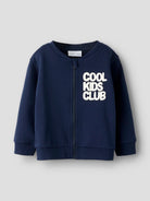 NMMNEIL Gilet sweat zippé « Cool Kids Club » garçon — name it — Navy Blazer — autre vue 3 | Appart 17 Bruxelles